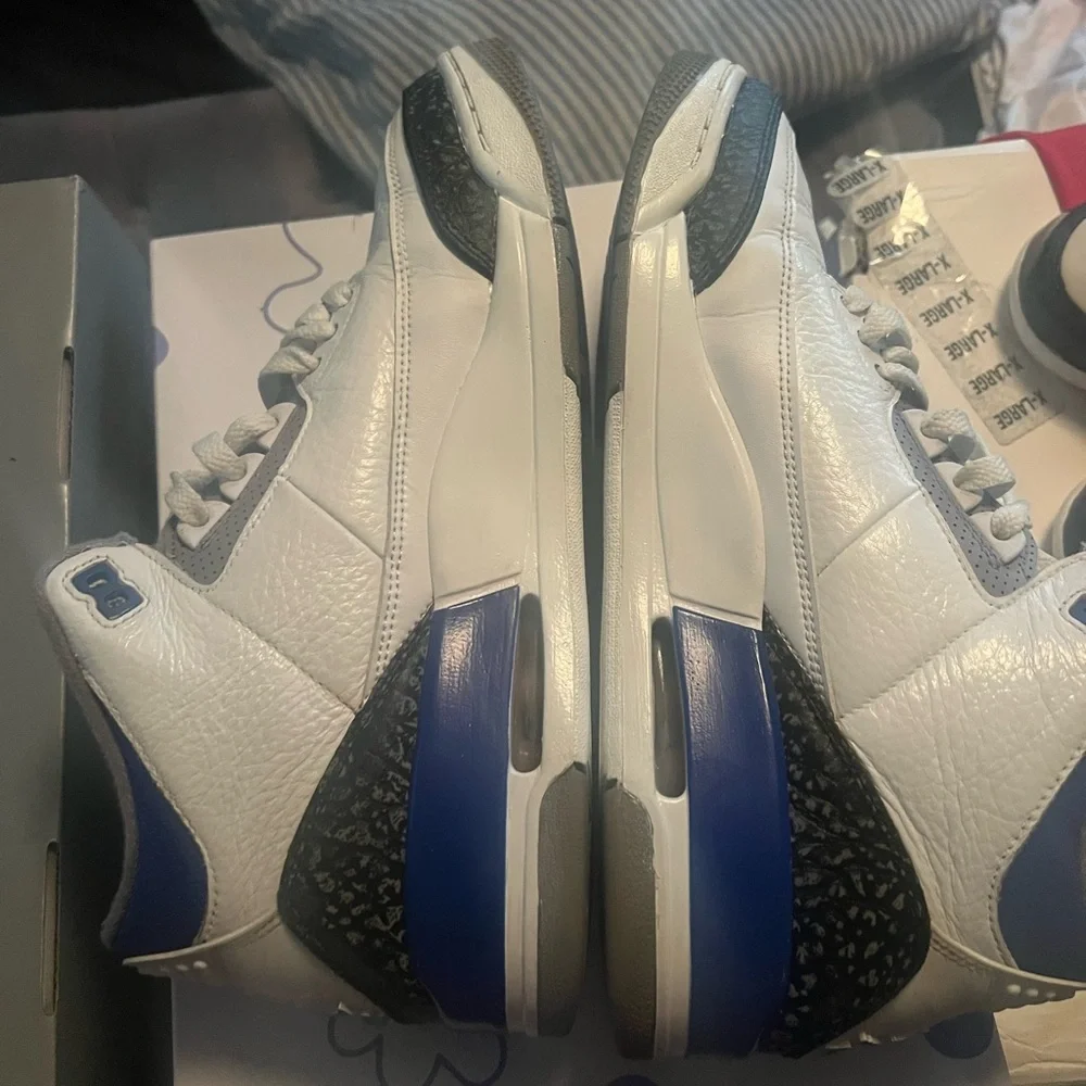 Air Jordan racer blue 3 size 10 - Picture 3 of 6